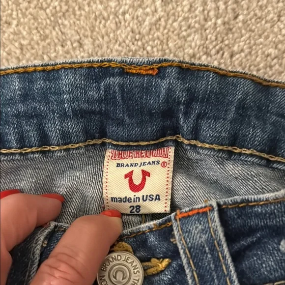 True Religion Bobby Distressed Women's Jeans Size 28 - Picture 8 of 8